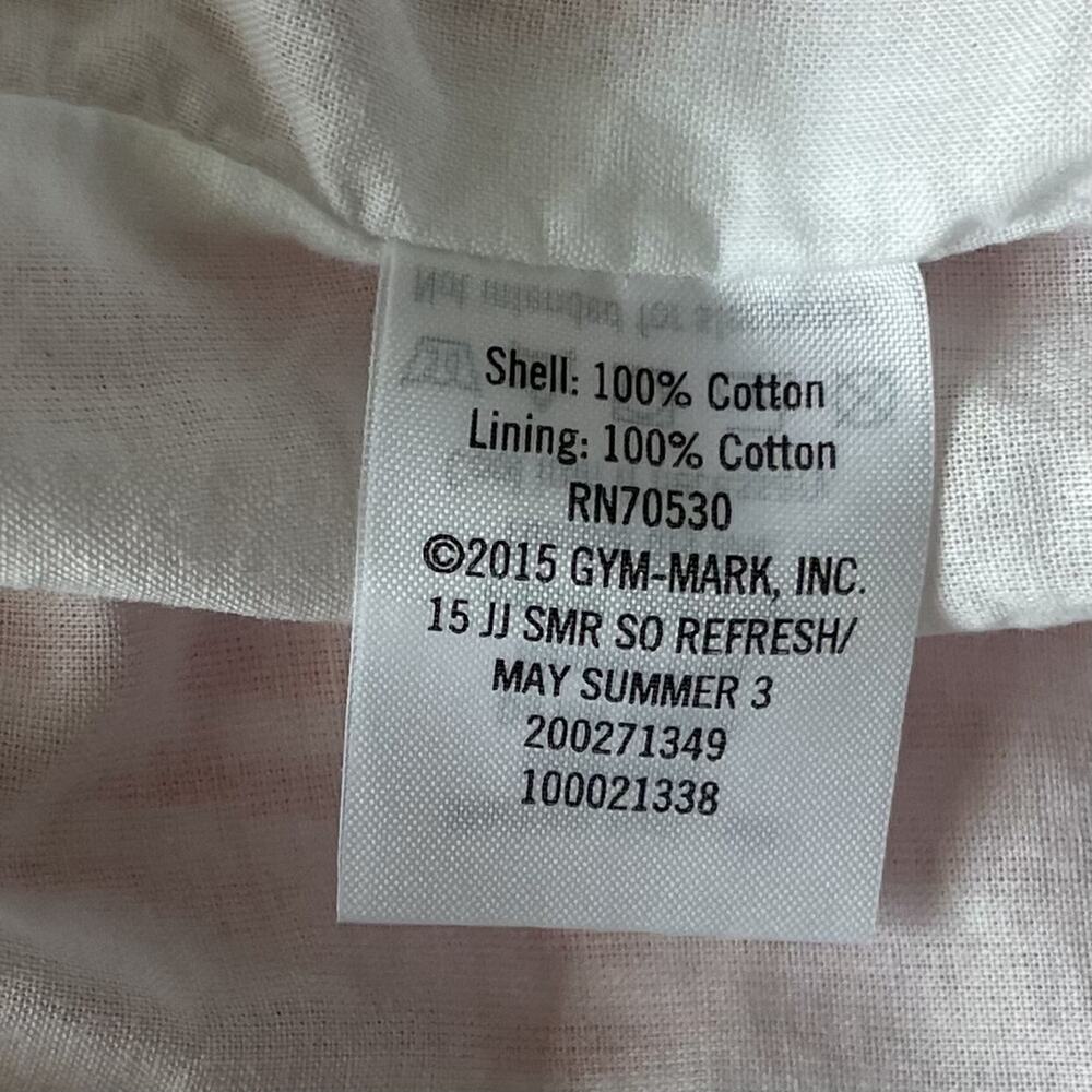 Janie And Jack Nautical Seersucker Smocked Striped Halter Sundress Size 3-6M - Picture 7 of 10